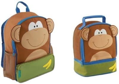 Stephen Joseph SideKicks Backpack and Lunchbox Set (Monkey)