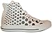 Converse All Star Hi dots white black grey