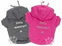 'Little Monster' Grey Dog Hoodie from K9 by Igloo Designs (medium)