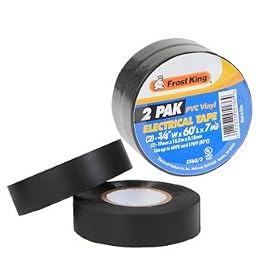 Black Scotch Electrical Duct Vinyl Tape- 3/4
