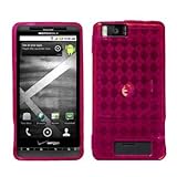 Cbus Wireless Hot Pink Argyle Diamond Flex-Gel Case / Skin / Cover for Moto ....
