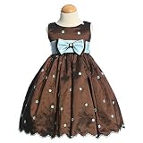 Infant Toddler Little Girls Flower Girl Dress SWEA PEA & LILLI 12M-12
