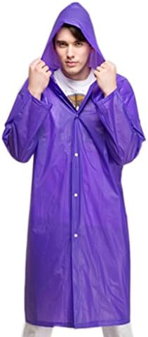 WenVen Outdoor Sports Poncho Raincoat(Purple,One Size)