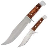 Timber Rattler Custom Bowie Knife Hunting 2 Piece Set