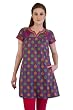 Meena Bindra Smart Long Tunic with Velt Pockets On Sides Wear with Jeans