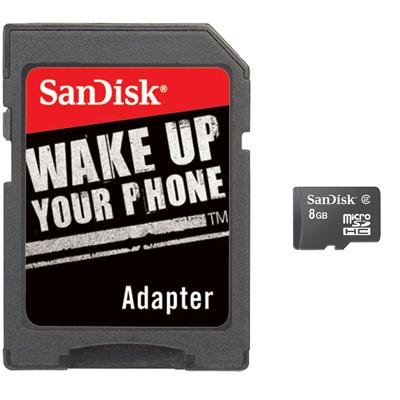 SanDisk 8GB MicroSD Card  ( SDSDQ 008G A11M)