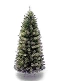 National Tree Company WOSLH1-60 6 Foot Wispy Willow Slim Hinged Tree