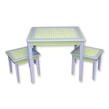 Blue Patchwork Table and Chair Set by lue patchwork table set