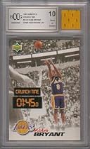 1996 Upper Deck #CT22 Kobe Bryant ROOKIE with a Piece of Authentic Kobe Bryant Game Used ROOKIE Jersey Graded BGS BECKETT 10 MINT GGUM Card