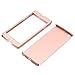 iPhone 6S Case, Pandawell? 360 Degree All-round Full Body Protection Hard Slim Case with Tempered Glass Screen Protector for Apple iPhone 6 / 6S 4.7 inch (Rose Gold)