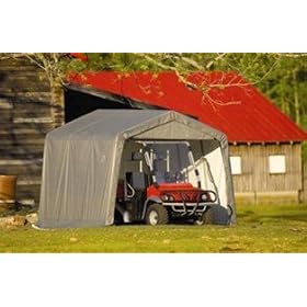ShelterLogic Shed-in-a-Box - 12ft.L x 12ft.W x 8ft.H, Model# 70443 from Equipment Racks