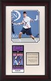 Novak Djokovic - 2007 U.S. Open - Framed 8x10 Photograph with Ticket