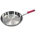 Winware 3-Ply Stainless Steel 12 Inch Fry Pan with Silicone Sleeve
