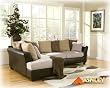 Logan Stone Sectional By Ashley Furniture With Silver Shipping