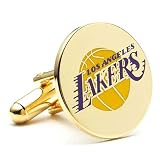 Los Angeles Lakers NBA Logo'd Executive Cufflinks w/Jewelry Box