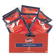 Timothy's World Coffee, Parisian Nights, 25-Count Pods Pack of 2.