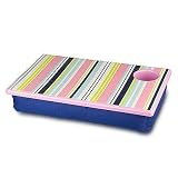 PINK Navy stripe girl travel writing LAP DESK portable School by Room It Up