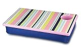 PINK Navy stripe girl travel writing LAP DESK portable School by Room It Up