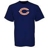 NFL Men's Chicago Bears Logo Premier Tee Shirt (Dark Grey Heathered, Medium)
