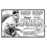 Tommy Hanson - Atlanta Braves - MLN Sports Classic Illustrations By Ken Jones