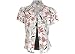Petite C.B. Career Red Flower Print Kyoto Duet Top