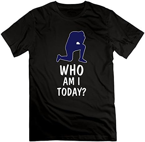 Men's Guess Man Who Am I Today Tee Black By LYYD