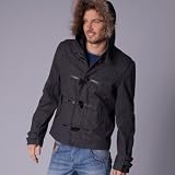 Hooded duffle coat, 65% wool