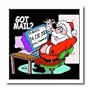 Rich Diesslins Cartoon Days of Christmas TCDC - Ira Monroe about Santas E-Mail for Christmas - Iron on Heat Transfers