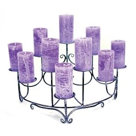 Achla CH-07 Spandrels Hearth Candelabra - Graphite by Achla