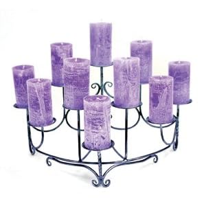 Achla CH-07 Spandrels Hearth Candelabra - Graphite