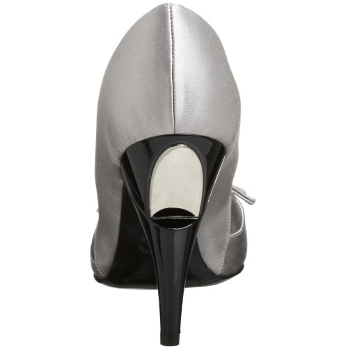 Georgina Goodman Women's Fia Satin Pump,Grey,39 EU (US Women's 9 M)