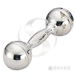 Empire Silver Sterling Chime Dumbbell Rattle