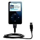 Classic Straight USB Cable for the Apple iPod 80GB with Power Hot Sync and Charge capabilities - Gomadic Brand w/ TipExchange Technology