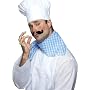 WHITE CHEF'S HAT (fancy dress)
