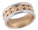 14 K White & Yellow Gold Daisy Flower Ring