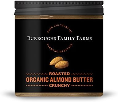 Organic Almond Butter, 16oz Crunchy