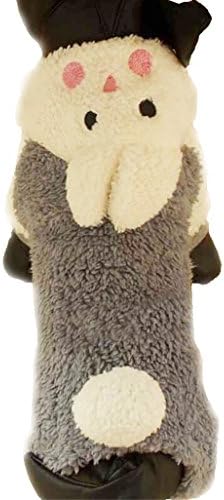 Hot Adorable Bunny Dog Costumes Dog Hoodie Jumpsuit Dog Coat Pet Dog Clothes (Grey, S)