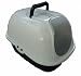 Große Katzentoilette Dixy Classic Gr. 52x37,5x41cm in navyblau
