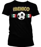 Mexico Flags International Soccer Juniors T-shirt, Mexican National Pride Juniors T-shirt