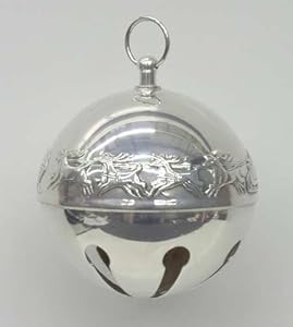 #!Cheap Wallace Sleigh Bell-Silverplate Ornament No Box, Collectible - 81428