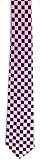 RETRO BLACK AND PINK CHECKERED TIE
