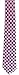 RETRO BLACK AND PINK CHECKERED TIE