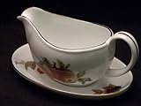 IMAGE OF Royal Worcester Evesham Gold Gravy Boat With Tray - 2 Pc