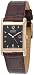 Citizen Men's BW0203-01E Eco-Drive Brown Leather Strap Gold-Tone Black Dial Watch