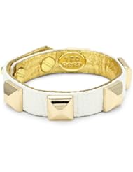 Ted Rossi "Palm Beach Chic" Lizard Pyramid Cuff Bracelet