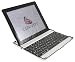 Luvvitt (TM) iPad 2 Aluminium Bluetooth Wireless Keyboard Case / Cover for iPad 2 - Black Keyboard