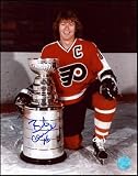 Bobby Clarke Philadelphia Flyers Autographed/Hand Signed 8X10 Cup Photo