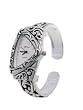 Geneva Platinum Triangular Face Fashion Watch