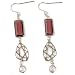 Sterling Silver Dangle Earrings Unique Colored Stone By Bucasi