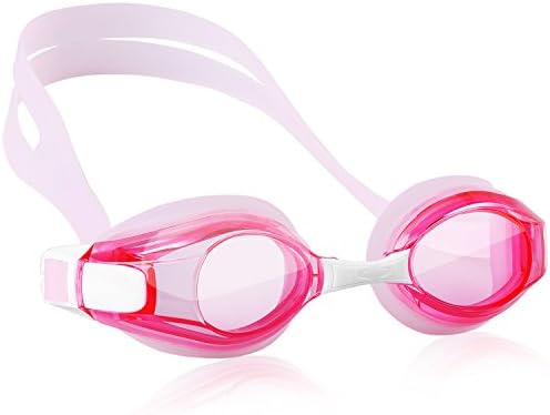Swim Goggles Swimming Goggles Swim Glasses with Anti-shatter, Anti-fog for Women and Men - Professional Goggles for Indoor and Open Water Swimming for Adults (Pink)